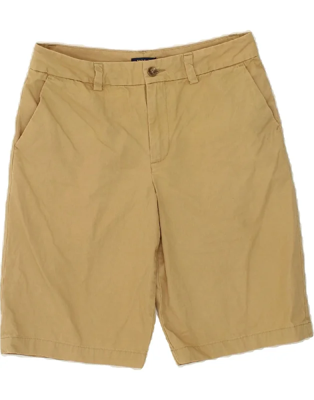 POLO RALPH LAUREN Boys Chino Shorts 15-16 Years W28  Beige Cotton