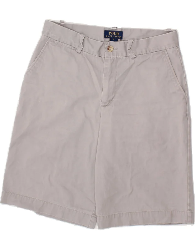 POLO RALPH LAUREN Boys Chino Shorts 15-16 Years W28 Grey Cotton