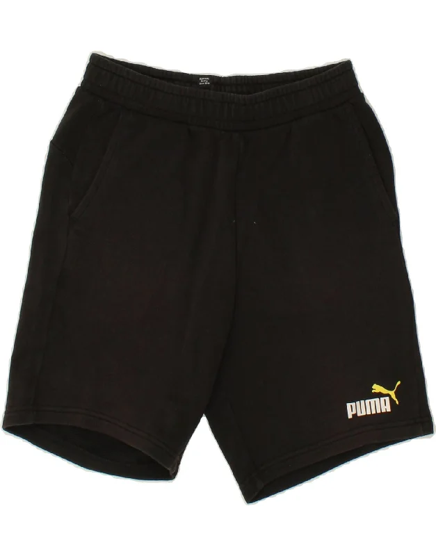 PUMA Boys Sport Shorts 13-14 Years XL Black