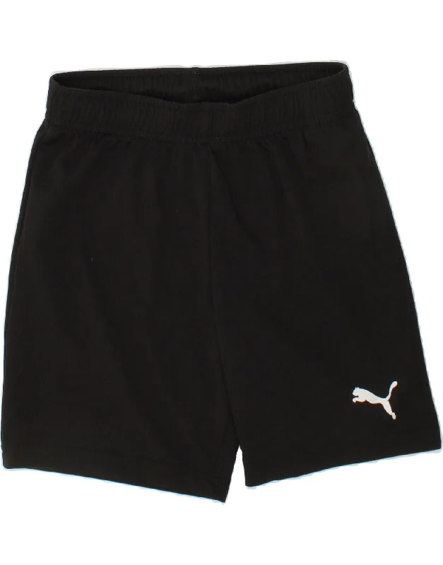 PUMA Boys Sport Shorts 9-10 Years Medium  Black Polyester