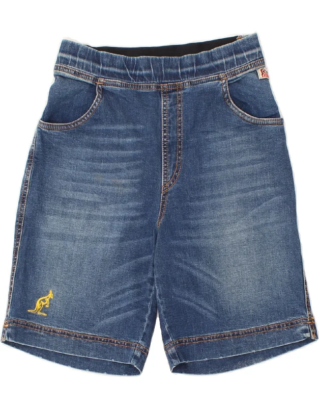 ROY ROGERS Boys Denim Shorts 11-12 Years W26 Blue Cotton