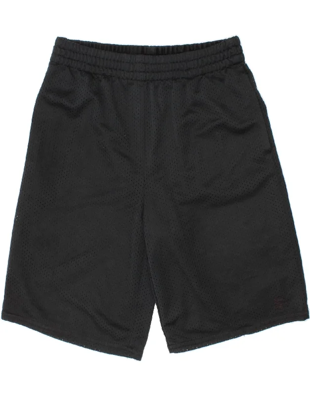 STARTER Boys Sport Shorts 7-8 Years Medium Black Polyester