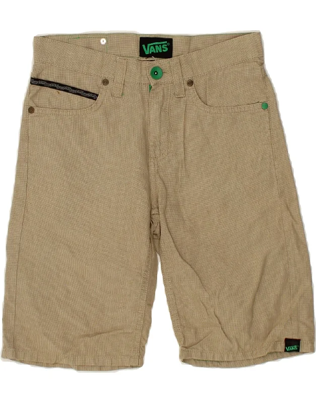 VANS Boys Casual Shorts 9-10 Years W26  Beige